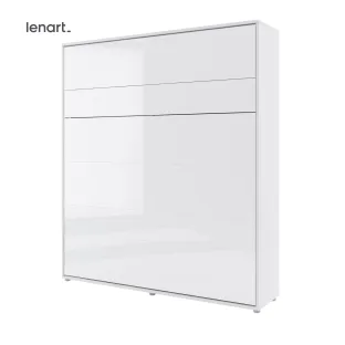 Lenart BED CONCEPT 180x200 cm  - Pat rabatabil de perete vertical cu mecanism pneumatic si somiera inclusa