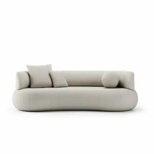 Canapea Soul, 253x100x73 cm, Stofa Boucle Abriamo 03