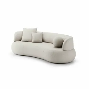 Canapea Soul, 253x100x73 cm, Stofa Boucle Abriamo 03