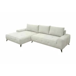 Coltar Extensibil Athena, 290x175x85 cm, Stofa Aragon 01 Crem Deschis