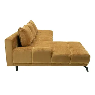 Coltar Extensibil Felipe, 290x182x90 cm, Stofa, Curry