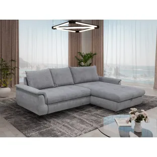 Coltar Extensibil Focus, 275x175x89 cm, Stofa, Gri, Aragon 90