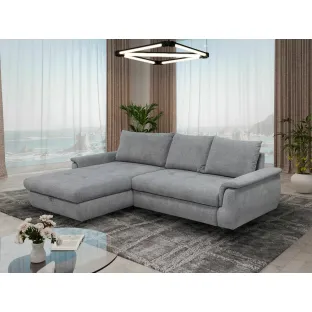 Coltar Extensibil Focus, 275x175x89 cm, Stofa, Gri, Aragon 90