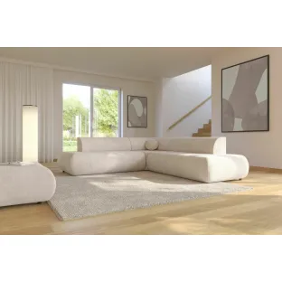 Coltar Extensibil Puente II, 265x265x74 h cm, Stofa, Beige