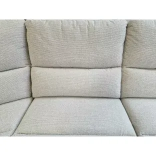 Coltar Fenton 55155M, 2 Reclinere Electrice, Suport Pahare si Bar, 339x306x102 h cm,  Stofa, Gri Ash