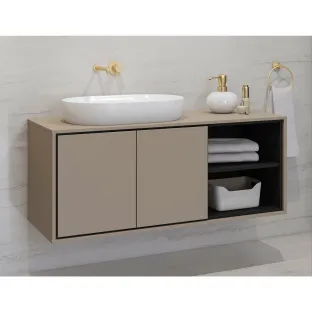 Dulap pentru lavoar Irvine, 120x48x51 h cm, MDF