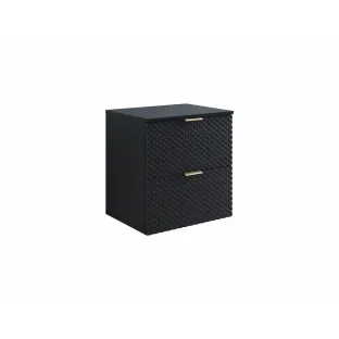 Dulap pentru lavoar Laura, 60x49x63, MDF, Negru