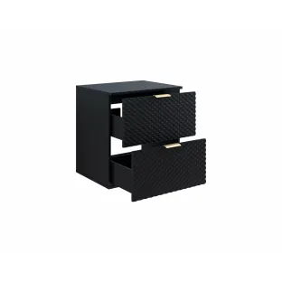 Dulap pentru lavoar Laura, 60x49x63, MDF, Negru
