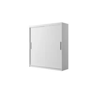 Dulap Usi Culisante Bega I, 180x58x215 cm, Alb Mat
