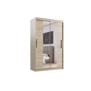 Dulap Usi Culisante Miami II, 120x58x200 cm, Stejar Sonoma