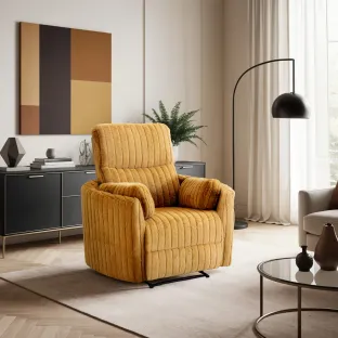 Fotoliu Rimini cu Recliner, 103x85x104 h cm, Stofa Raiata