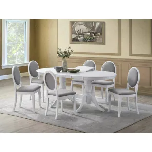 Masa Extensibila Nice, 150-190x90x76 cm, Alba