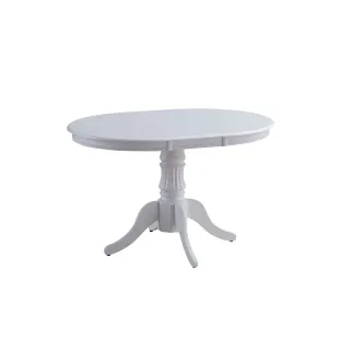 Masa Extensibila Wilde, 90-123x90x76 cm, Alba