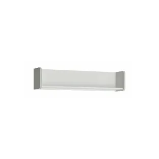 Polita Flexi FLXP01, 118x24x26 h cm, Pal Melaminat, Alb Alpin/Cool Grey