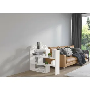 Raft Carti Karol 3 Alb Mat