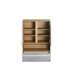 Regal cu 2 Usi si Sertar Plano PN04