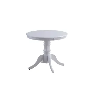 Set Masa Extensibila Wilde + 4 Scaune Benoni, 90-123x90x76 cm, Alb