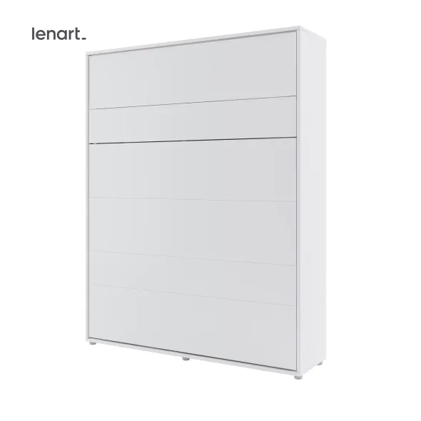 Lenart BED CONCEPT 160x200 cm - Pat rabatabil de perete vertical cu mecanism pneumatic si somiera inclusa picture - 2