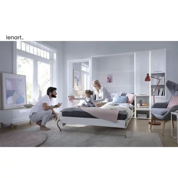 Ansamblu cu pat rabatabil de perete vertical Concept Pro 140x200 picture - 1