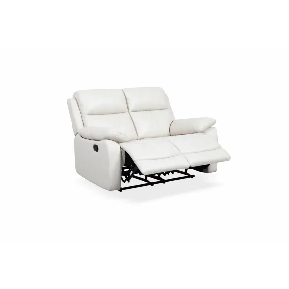 Canapea cu Recliner, HILLTOP 51198M - 2RR, 141x96.5x99 cm, Piele Naturala, Beige picture - 1