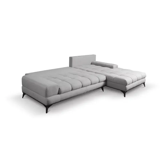 Coltar Extensibil Figaro, 315x212x78-87 h cm, Stofa, Gri Silver picture - 4