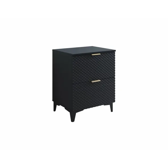 Dulap pentru lavoar Laura, 60x49x63, MDF, Negru picture - 3