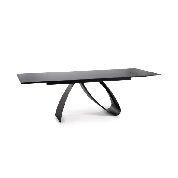 Masa Extensibila Shelby 122 Ceramic, 160-240x90x77 cm, Negru Mat - Sahara Noir picture - 1