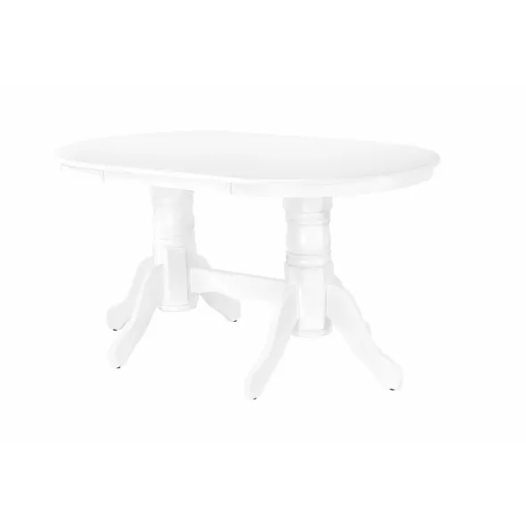 Set Masa Belmont cu 6 Scaune Lopez, 150x90x76 cm, Alba picture - 2