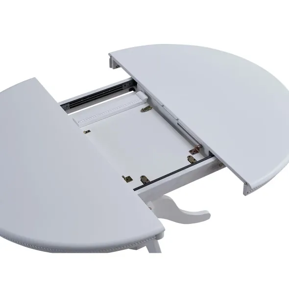 Set Masa Extensibila Odense + 4 Scaune Benoni, 106-139x106x76 cm, Alb picture - 3
