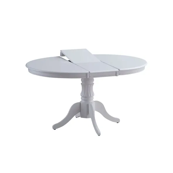 Set Masa Extensibila Odense + 4 Scaune Benoni, 106-139x106x76 cm, Alb picture - 2