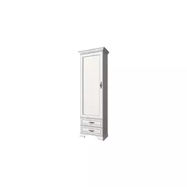 Regal 1 usa + 2 sertare Tiffany 1D2S, 69x39.9x212.1  cm, Crem Woodline