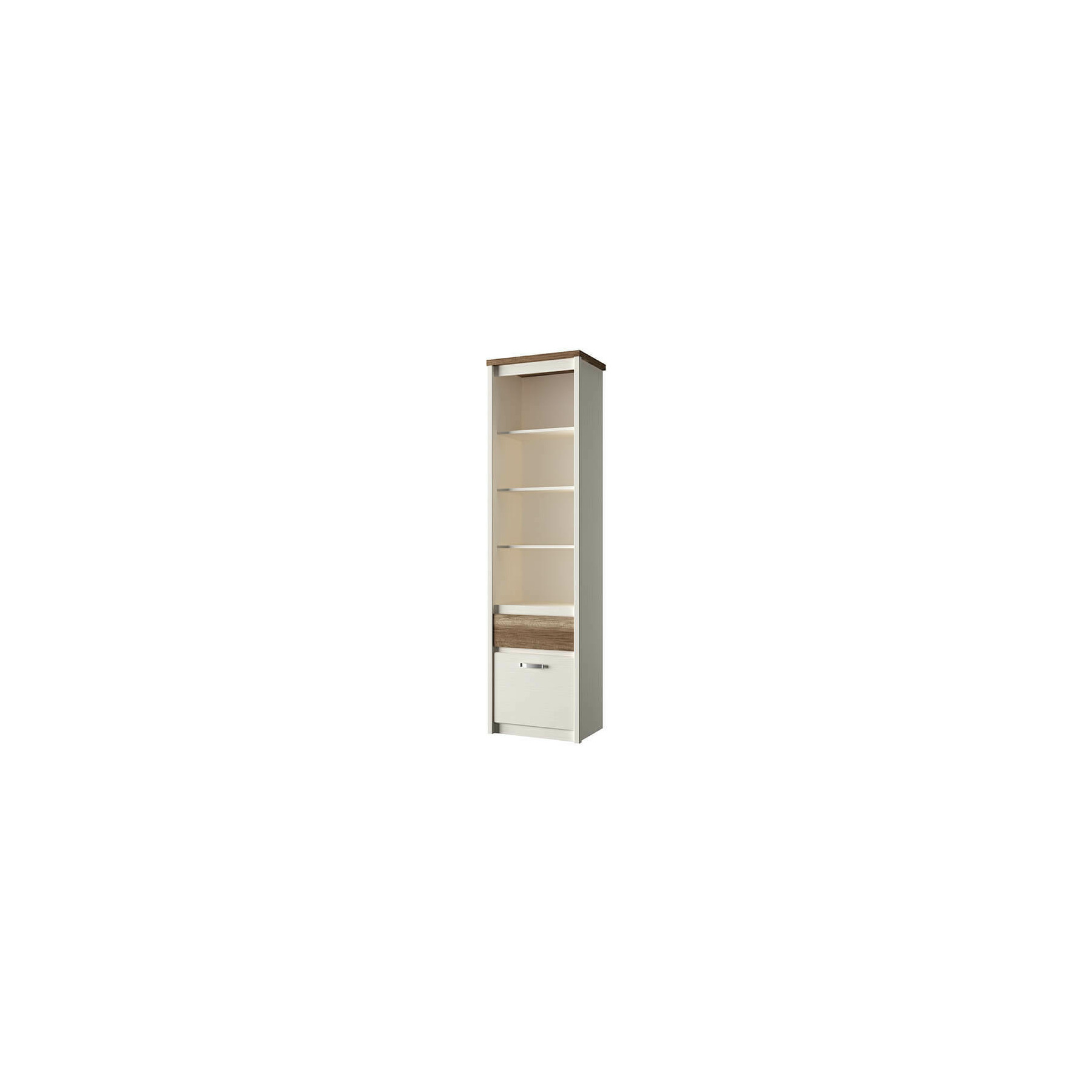 Regal Provence 1D1S, 56x40x210 cm, Crem Woodline/Stejar Country