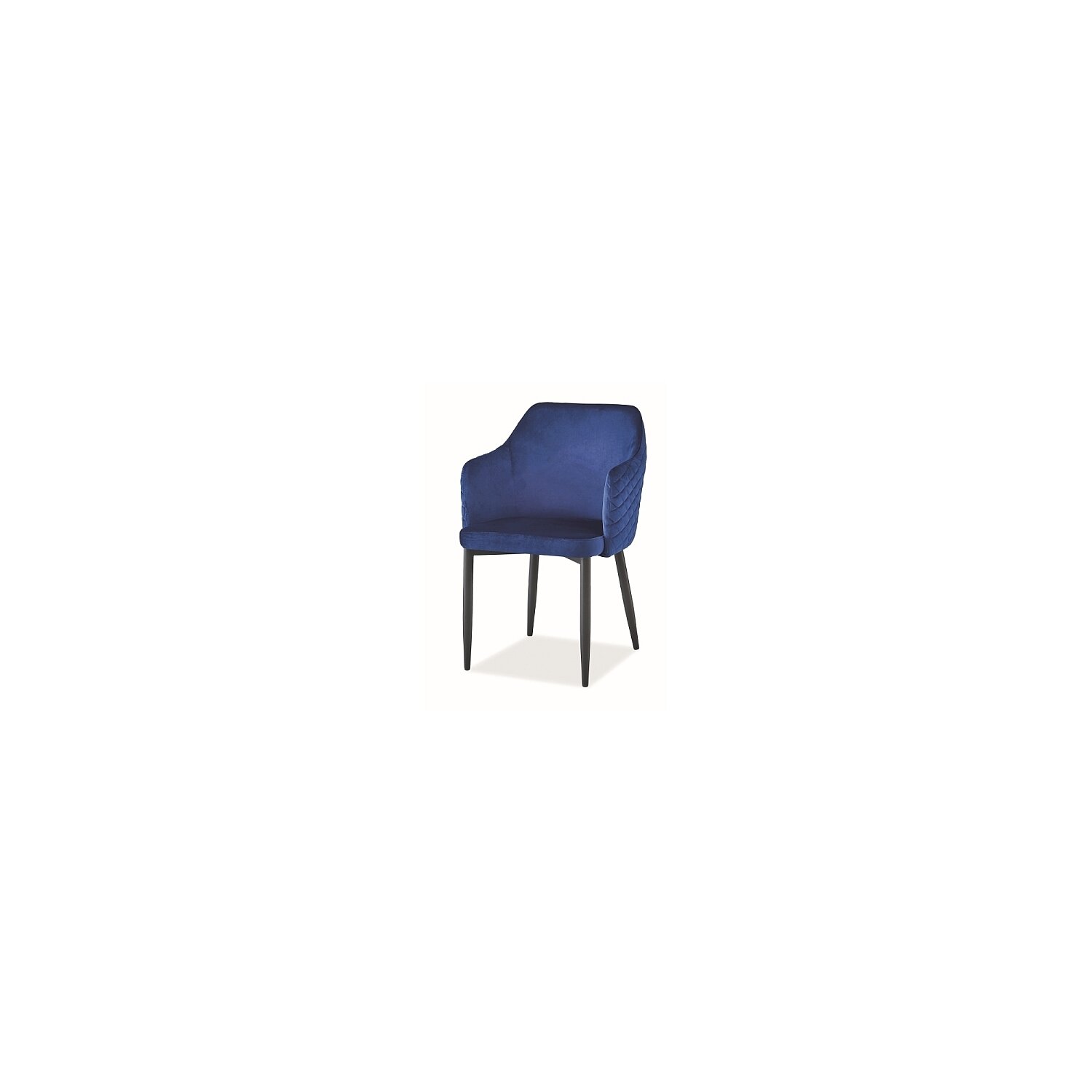 Scaun astor velvet albastru