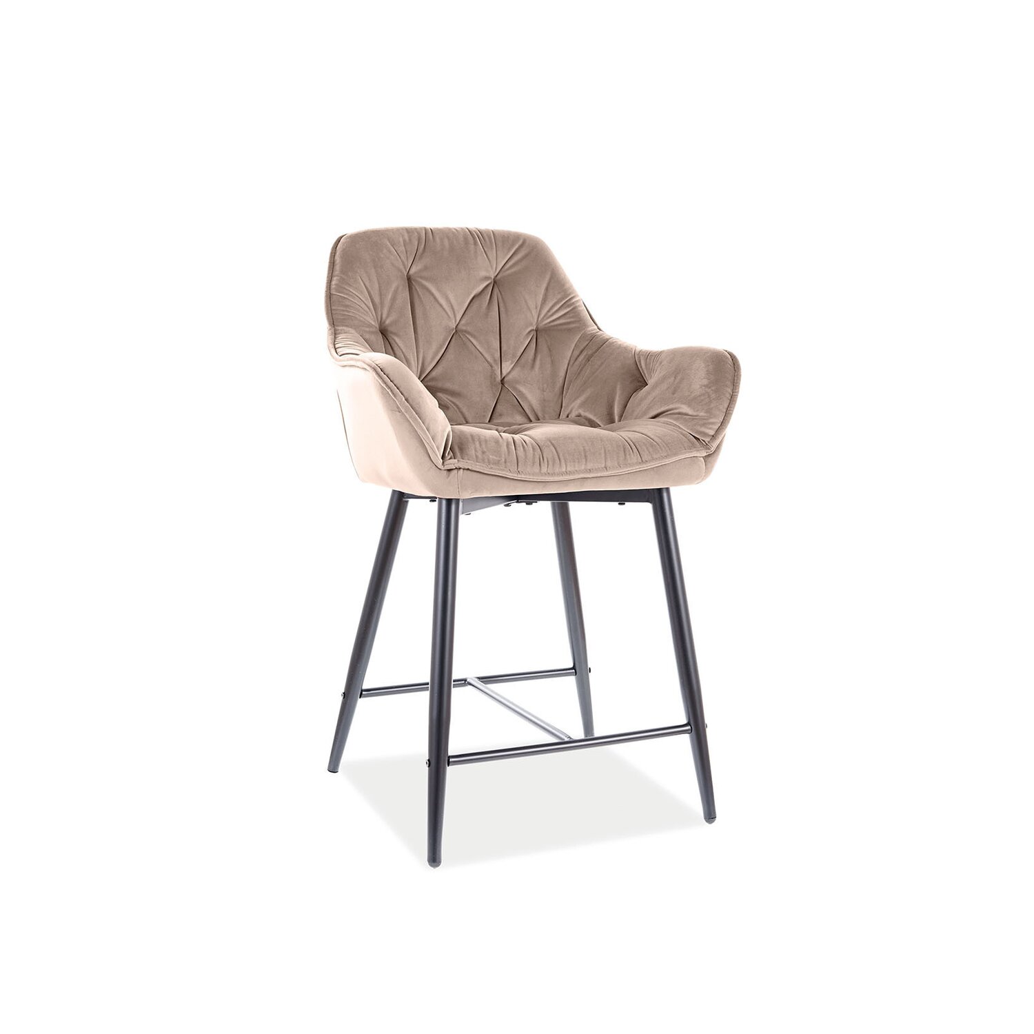 Scaun bar h2 cherry beige