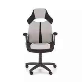 Scaun Birou HERNING 102, 65x60x110-120 cm, Negru/Gri