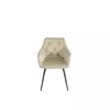 Scaun Coral Stofa Beige Tip Catifea picture - 2