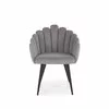 Scaun Hadsund 410, 52x62x85 cm, Catifea, Gri picture - 4
