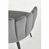 Scaun Hadsund 410, 52x62x85 cm, Catifea, Gri picture - 7