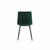 Scaun Isma,  44x55x87.5 h cm, Catifea, Verde Inchis picture - 5