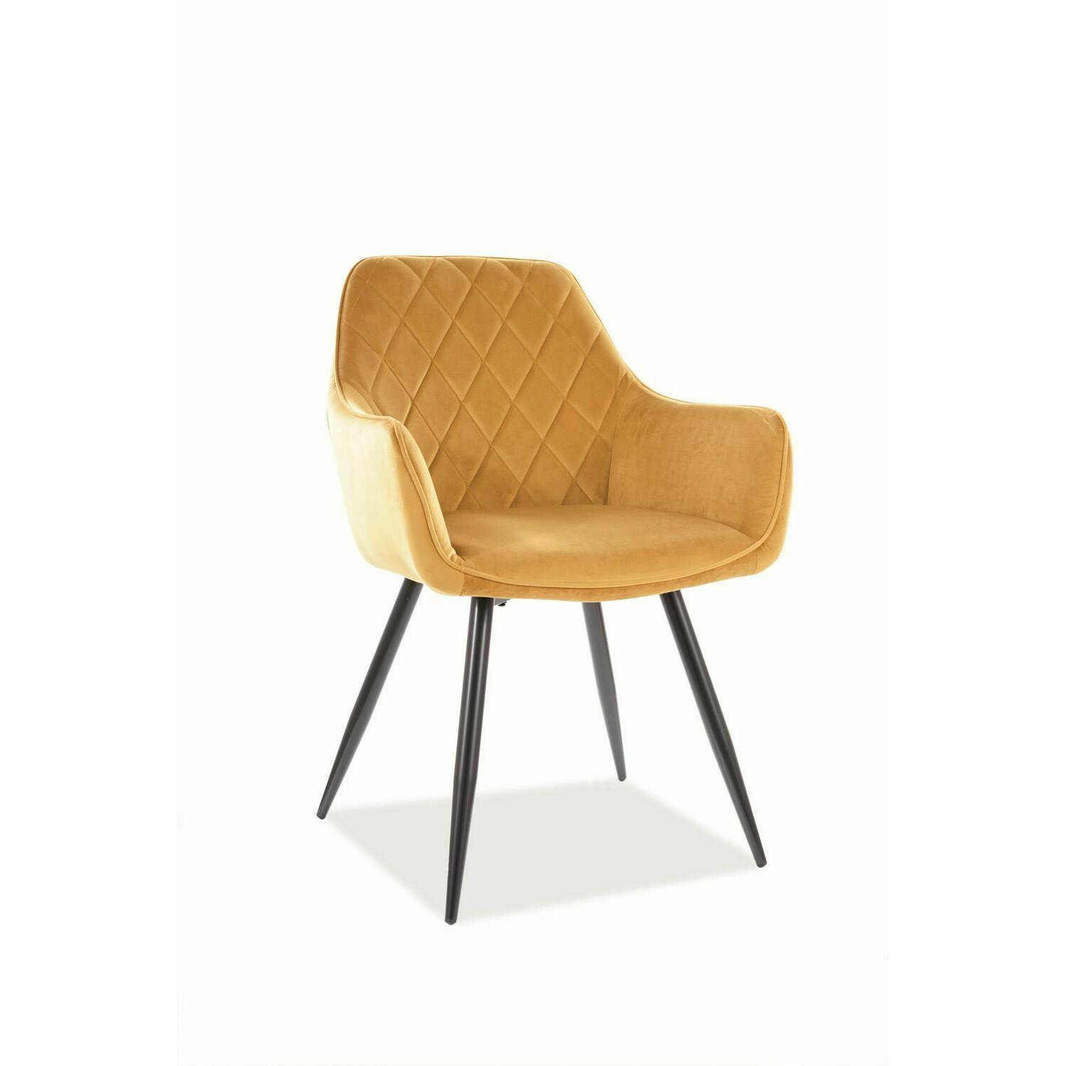 Scaun linea velvet curry