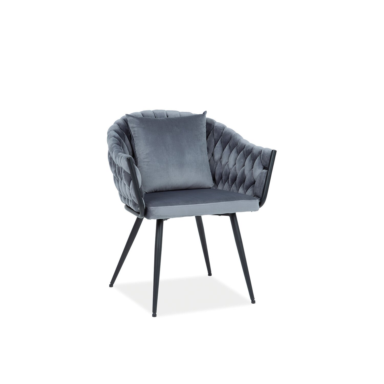 Scaun nuvo velvet grey