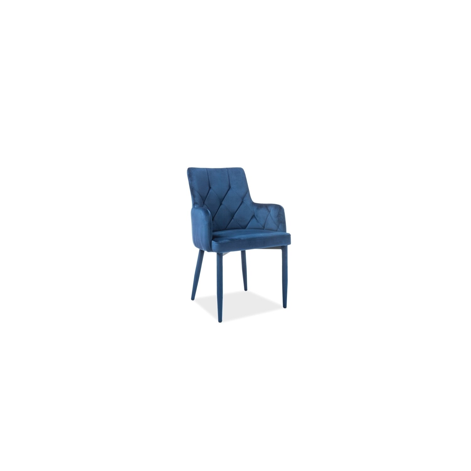 Scaun ricardo velvet albastru inchis