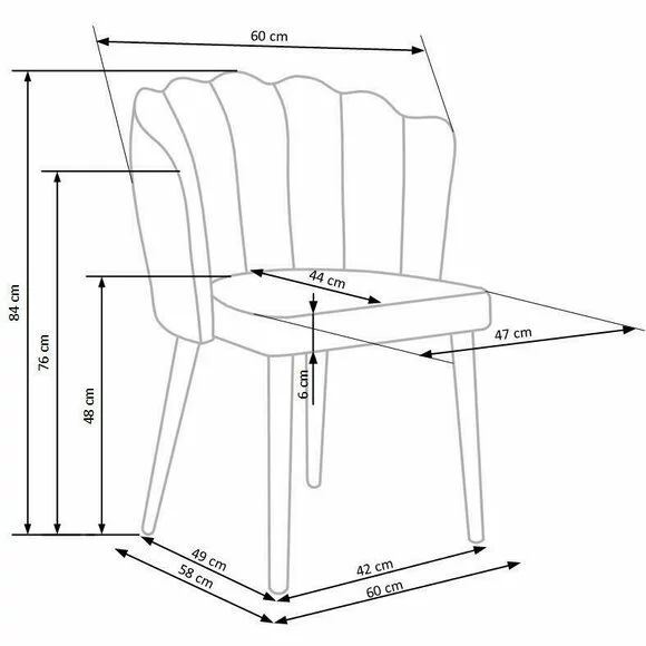 Scaun V386 Gri picture - 6