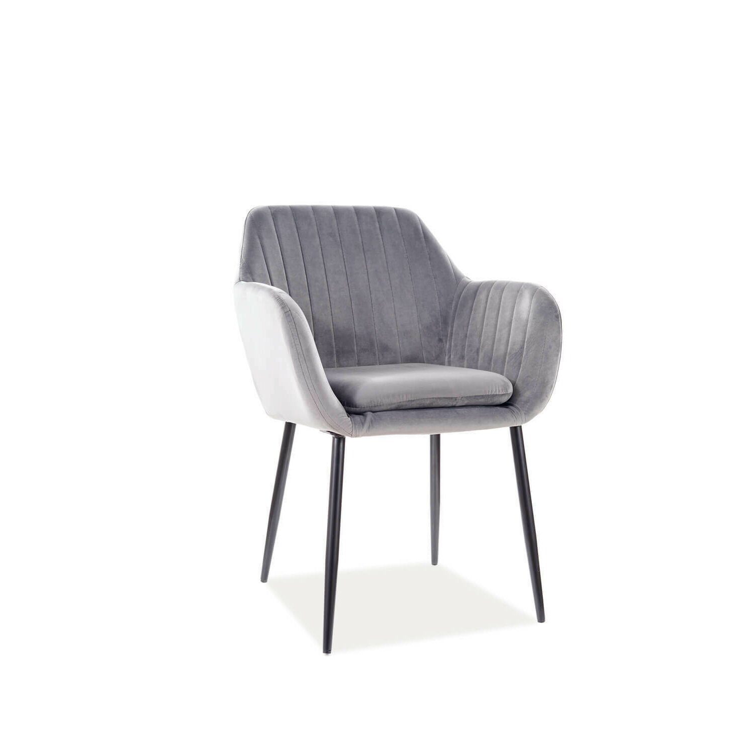 Scaun wenus velvet gri