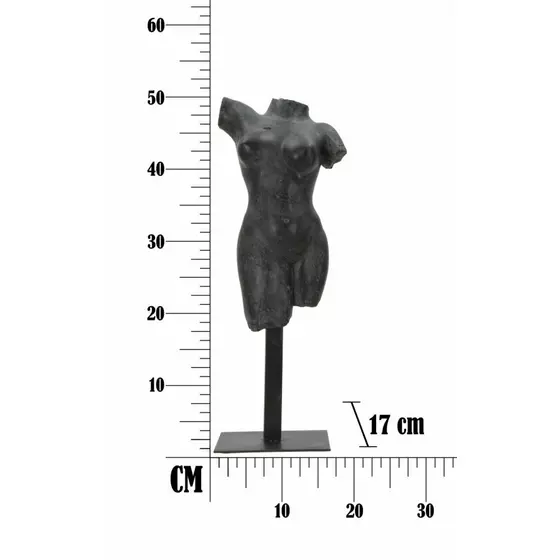 Sculptura, Roma1027, Negru, 50x19x17 cm, Poliresina si Metal picture - 9