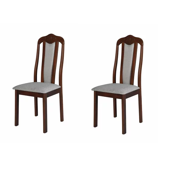 Set Masa Dubai + 6 Scaune Lopez, 200x100x76 cm, Lemn + MDF, Nuc picture - 3