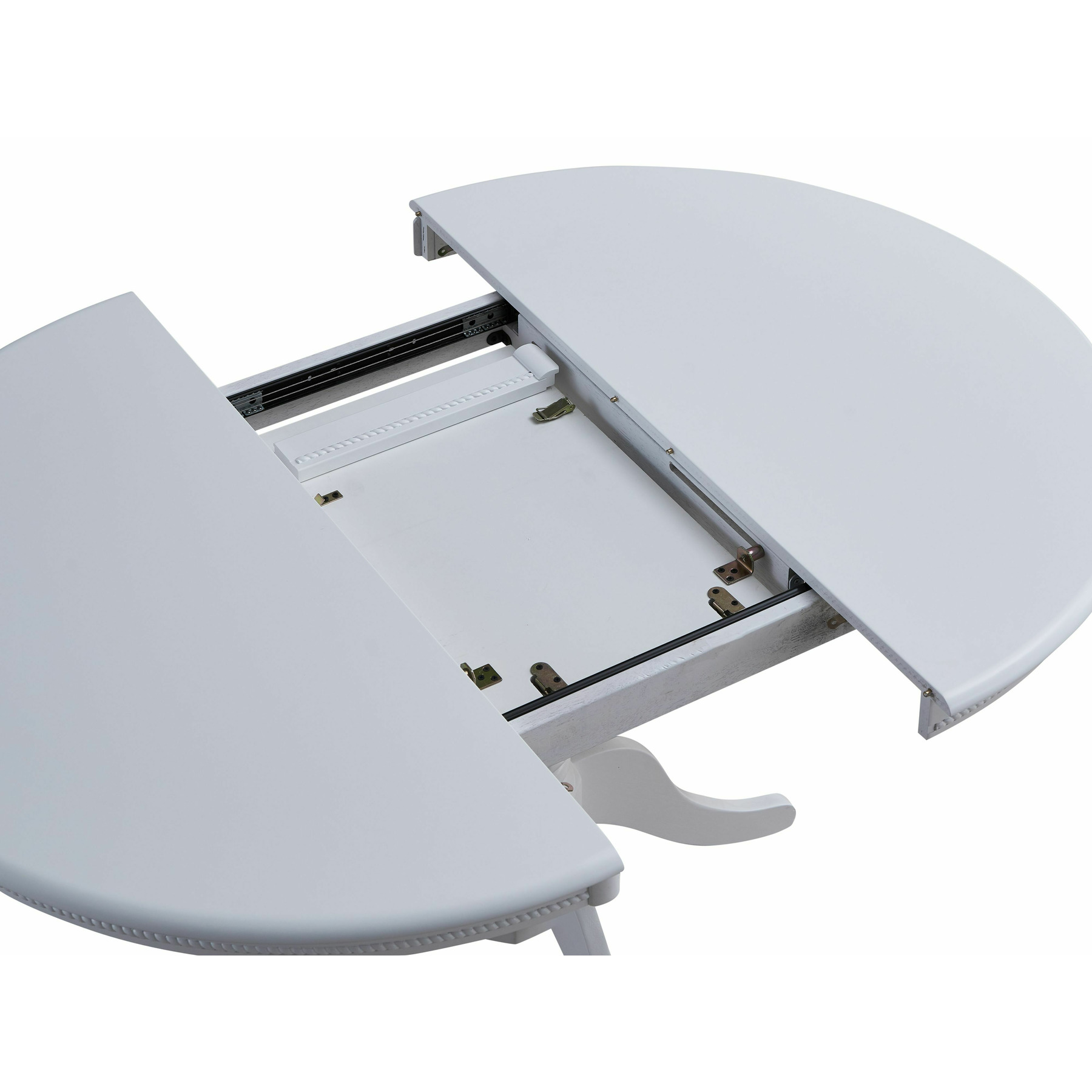 Set Masa Extensibila Wilde + 4 Scaune Benoni, 90-123x90x76 cm, Alb