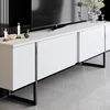 Set Mobilier Living Luxe, 2 piese -  180x30x50 cm - Alb/Negru picture - 6