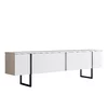 Set Mobilier Living Luxe, 2 piese -  180x30x50 cm - Alb/Negru picture - 7