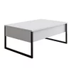 Set Mobilier Living Luxe, 2 piese -  180x30x50 cm - Alb/Negru picture - 10
